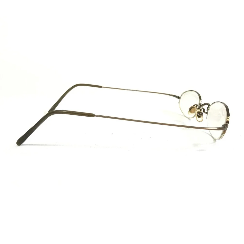 MODO Eyeglasses Frames MOD 898 AGD Gold Round with Clip On Lenses 43-22-145
